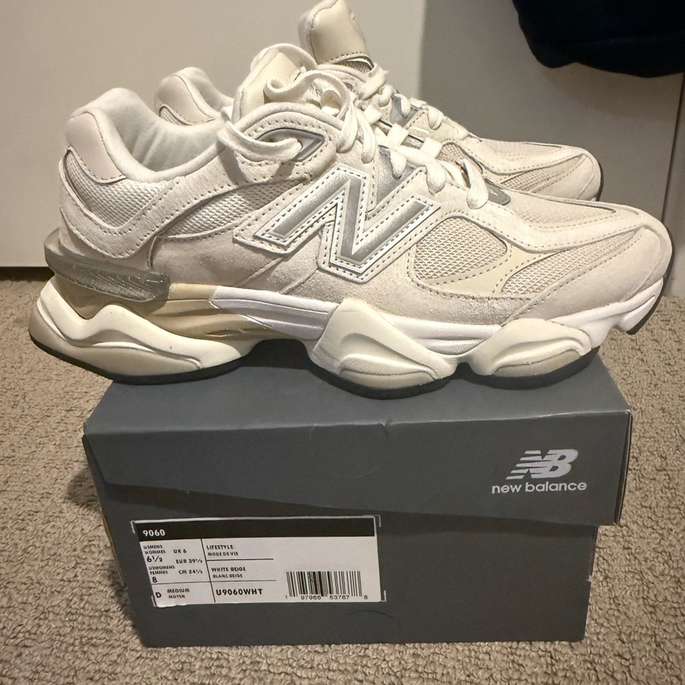 New Balance Off-White Athletic Shoes